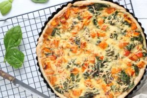 Quiche Met Pompoen Spinazie En Oude Kaas Mind Your Feed