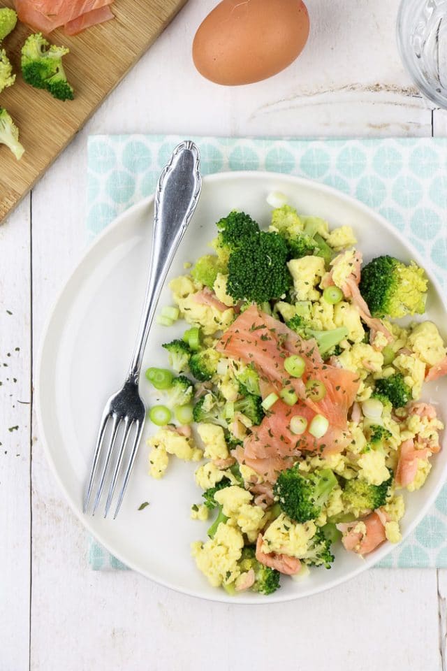 Roerei Met Zalm En Broccoli Mind Your Feed