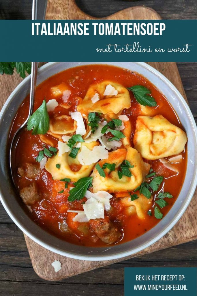 Italiaanse Tomatensoep Met Tortellini Mind Your Feed