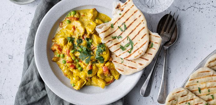 Behoort brug Verminderen Gele curry met kip en doperwten - Mind Your Feed